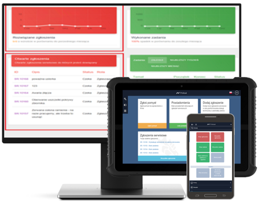 widok modułów systemu CMMS Profesal Maintenance